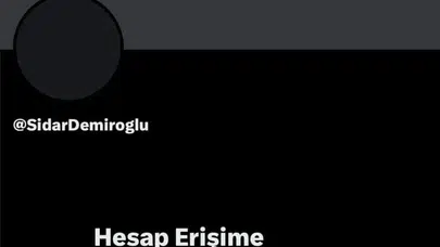 Eski hakim Sidar Demiroğlu'nun X hesabına erişim engeli