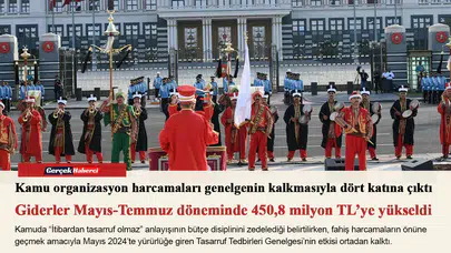 Kamu organizasyon harcamaları genelgenin kalkmasıyla dört katına çıktı