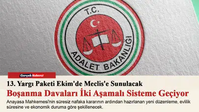 13. Yargı Paketi Ekim'de Meclis'e Sunulacak