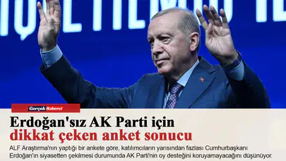 Erdoğan'sız AK Parti için dikkat çeken anket sonucu