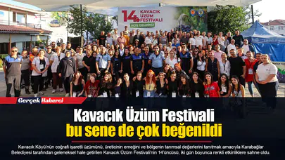 Kavacık Üzüm Festivali bu sene de çok beğenildi
