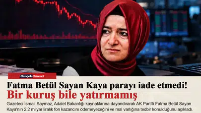 Fatma Betül Sayan Kaya parayı iade etmedi! Bir kuruş bile yatırmamış