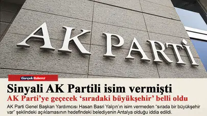 Sinyali AK Partili isim vermişti... AK Parti’ye geçecek ‘sıradaki büyükşehir’ belli oldu