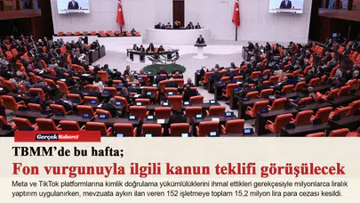 TBMM'de fon vurgunu teklifi öne alındı, Yılmaz bütçeyi sunacak