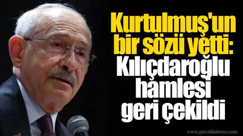 Kurtulmuş'un bir sözü yetti: Kılıçdaroğlu hamlesi geri çekildi