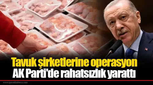 Tavuk şirketlerine operasyon AK Parti'de rahatsızlık yarattı