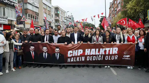 CHP'den 'geçim, özgürlük, adalet ve seçim' yürüyüşü: Adres Maltepe