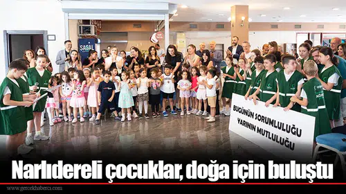 Narlıdereli çocuklar, doğa için buluştu