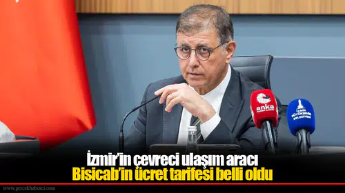 İzmir’in çevreci ulaşım aracı Bisicab’in ücret tarifesi belli oldu