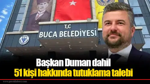 Başkan Duman dahil 51 kişi hakkında tutuklama talebi