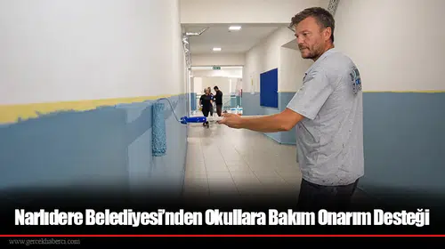 Narlıdere Belediyesi’nden Okullara Bakım Onarım Desteği