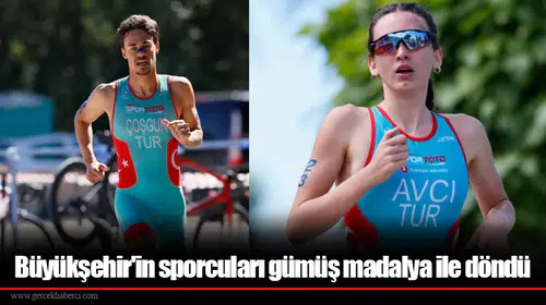 Büyükşehir'in sporcuları gümüş madalya ile döndü