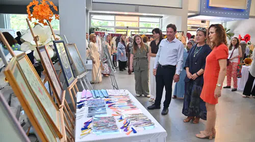 MASMEK Kursiyerlerinin El Emeği Göz Nuru Eserleri ‘Bahar Sergisi’nde Buluştu