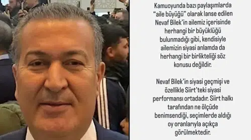 Bilek Ailesinden Nevaf Bilek Açıklaması: "Aile Büyüğümüz Değil, Desteğimiz Özgür Özel'e"