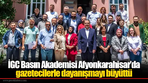 İGC Basın Akademisi Afyonkarahisar’da gazetecilerle dayanışmayı büyüttü