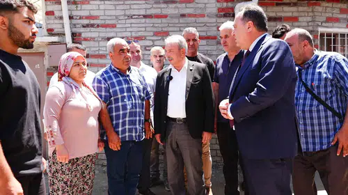 Başkan Dutlulu, Selden Etkilenen Vatandaşları Ziyaret Etti