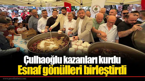 Çulhaoğlu kazanları kurdu... Esnaf gönülleri birleştirdi