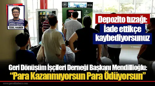 Geri Dönüşüm İşçileri Derneği Başkanı Mendillioğlu: “Para Kazanmıyorsun Para Ödüyorsun”