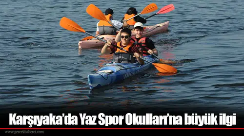 Karşıyaka’da Yaz Spor Okulları’na büyük ilgi