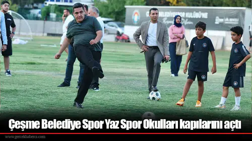Çeşme Belediye Spor Yaz Spor Okulları kapılarını açtı