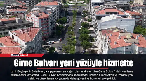 Girne Bulvarı yeni yüzüyle hizmette