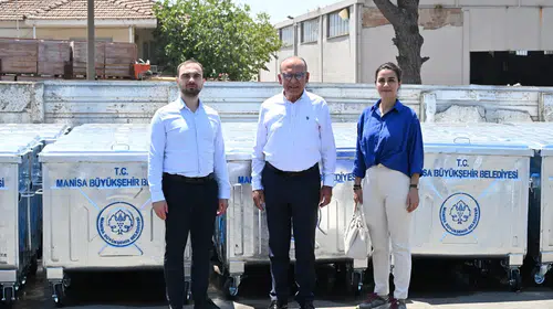 Temiz Manisa İçin Büyükşehir’den 17 İlçeye Konteyner Desteği