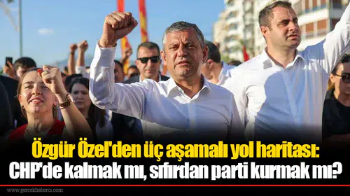 Özgür Özel'den üç aşamalı yol haritası: CHP'de kalmak mı, sıfırdan parti kurmak mı?