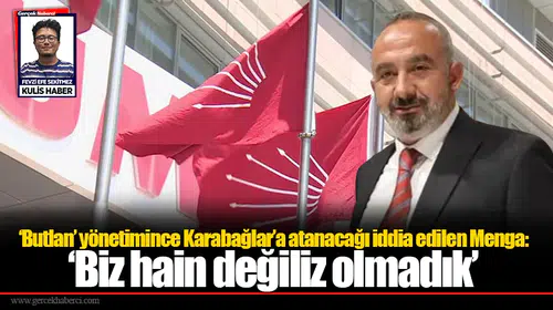 ‘Butlan’ yönetimince Karabağlar’a atanacağı iddia edilen Menga:  ‘Biz hain değiliz olmadık’