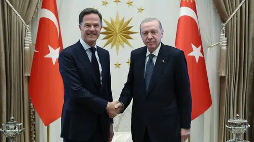 Cumhurbaşkanı Erdoğan, NATO Genel Sekreteri Rutte ile görüştü