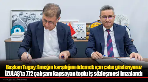 Başkan Tugay: Emeğin karşılığını ödemek için çaba gösteriyoruz