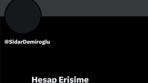 Eski hakim Sidar Demiroğlu'nun X hesabına erişim engeli