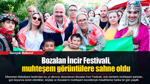Bozalan İncir Festivali, muhteşem görüntülere sahne oldu