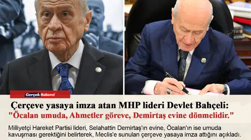 Bahçeli: "Öcalan umuda, Ahmetler göreve, Demirtaş evine dönmelidir."