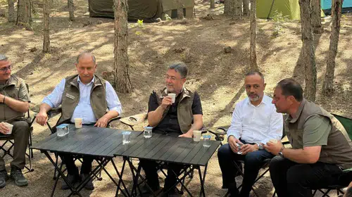 Bakan Yumaklı aile kampında doğa bilinci vurgusu yaptı
