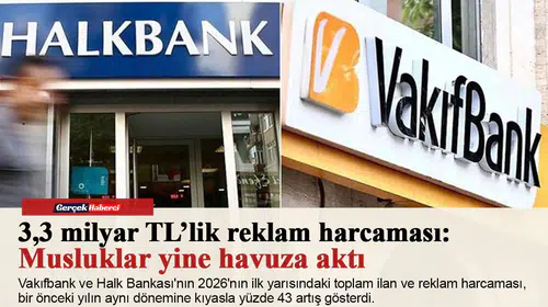 3,3 milyar TL’lik reklam harcaması: Musluklar yine havuza aktı