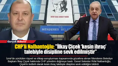 CHP'li Nalbantoğlu: "İlkay Çiçek ‘kesin ihraç’ talebiyle disipline sevk edilmiştir"