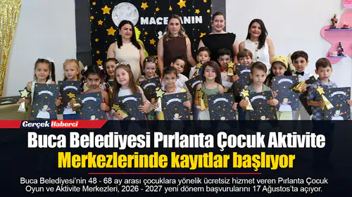 Buca Belediyesi Pırlanta Çocuk Aktivite Merkezlerinde kayıtlar başlıyor