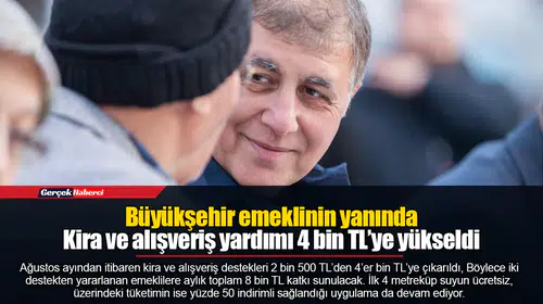 Kira ve alışveriş yardımı 4 bin TL’ye yükseldi