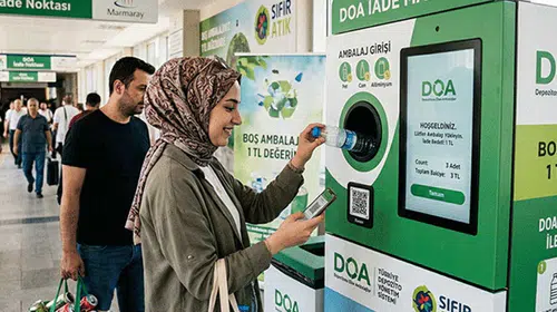 Depozito iade sistemi 42 günde 100 milyondan fazla ambalaj topladı