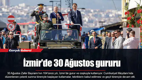 İzmir'de 30 Ağustos gururu
