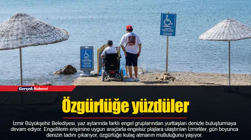 Özgürlüğe yüzdüler