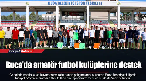 Buca’da amatör futbol kulüplerine destek