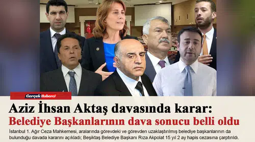 Belediye başkanlarına rüşvet ve ihaleye fesat davasında hapis cezaları yağdı