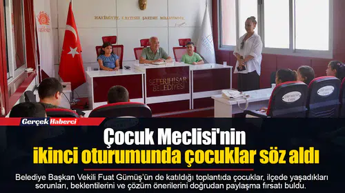 Çocuk Meclisi'nin ikinci oturumunda çocuklar söz aldı