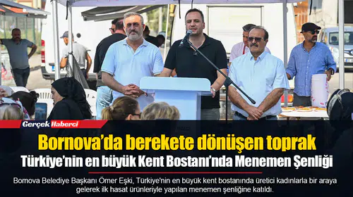Bornova’da berekete dönüşen toprak