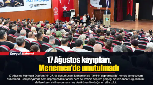 17 Ağustos kayıpları, Menemen'de unutulmadı