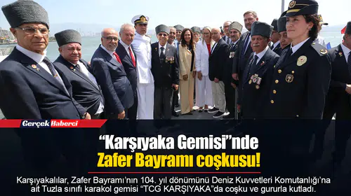 “Karşıyaka Gemisi”nde Zafer Bayramı coşkusu!