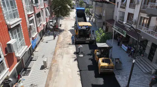Soma Turgutalp Mahallesi Tarihinde İlk Kez Sıcak Asfaltla Buluşuyor
