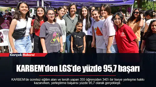 KARBEM’den LGS’de yüzde 95,7 başarı