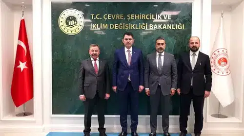 Gölbaşı Belediye Başkanı Odabaşı, Bakan Kurum'u ziyaret etti